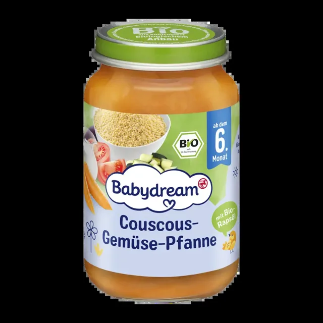 Babydream BIO příkrm kuskus se zeleninou 190 g