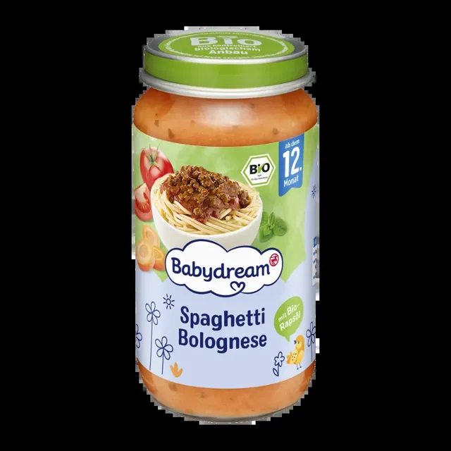 Babydream BIO příkrm špagety Bolognese    250 g