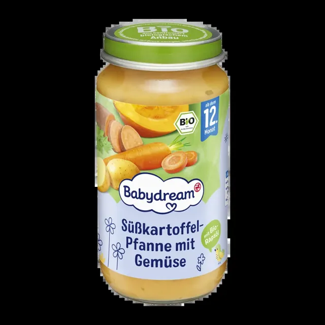 Babydream BIO příkrm zelenina se sladkými bramborami  250 g
