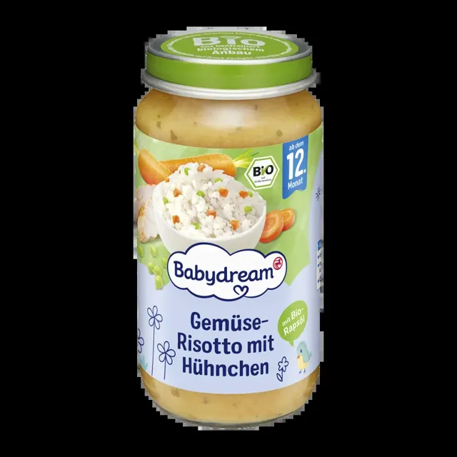 Babydream BIO příkrm zeleninové rizoto s kuřecím masem 250 g
