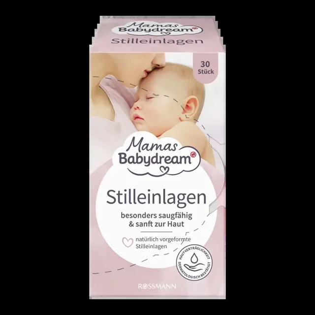 Babydream Mamas Prsní vložky bílé 30 ks