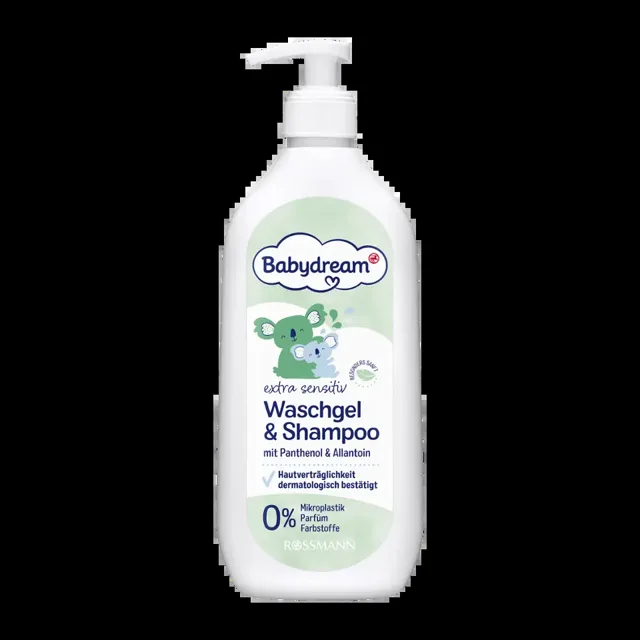 Babydream Mycí gel a šampon Extra sensitive 500 ml