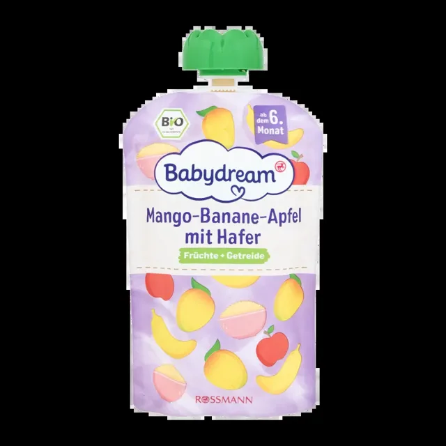 Babydream Ovocná kapsička Mango, banán a jablko