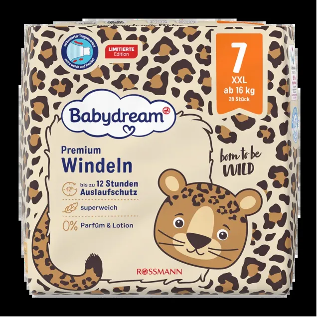 Babydream Pleny Premium, 16+ kg, vel. 7, XXL 28 ks 28 ks