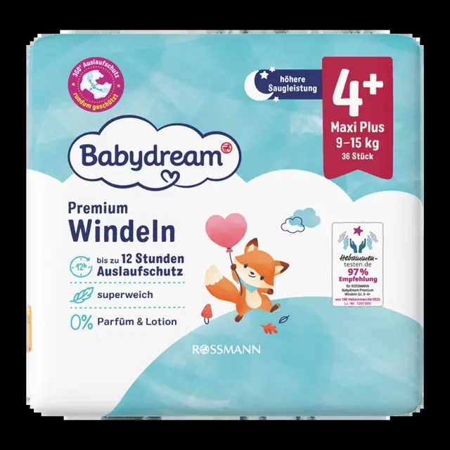Babydream Pleny Premium Maxi, 8–14 kg, vel. 4 40 ks 40 ks