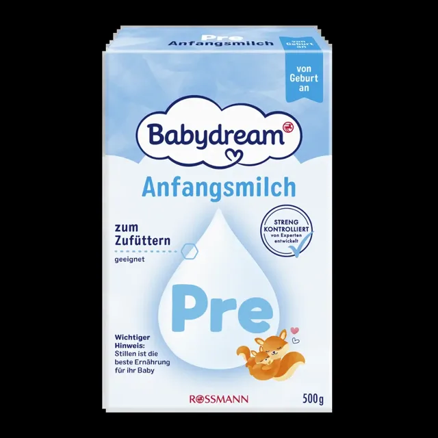 Babydream Počáteční kojenecké mléko PRE 1, 0m 500 g