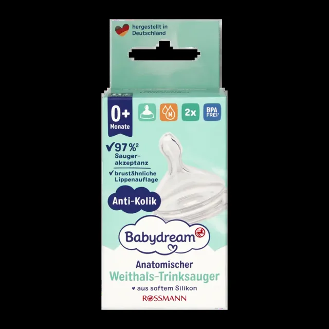 Babydream Savička silikonová anatomická  2 ks