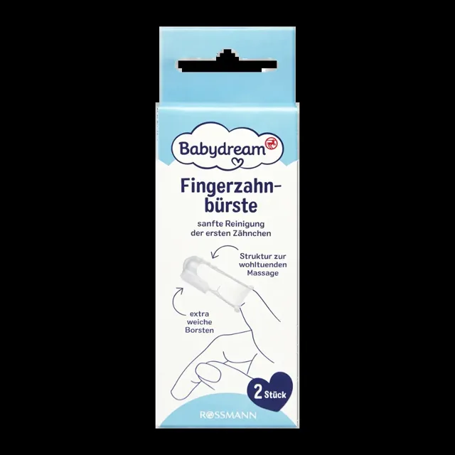 Babydream Zubní kartáček na prst 2 ks