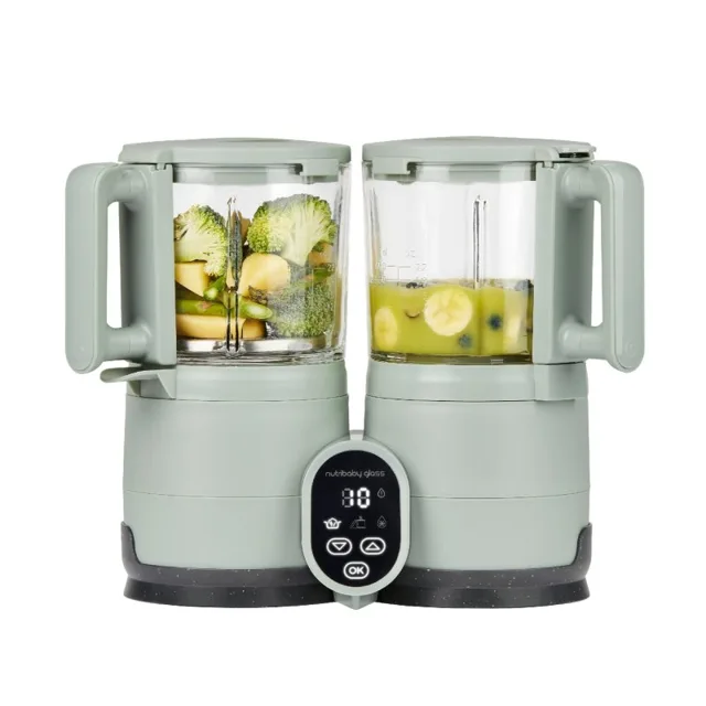 Babymoov multifunkční přístroj Nutribaby Glass Celadon Green
