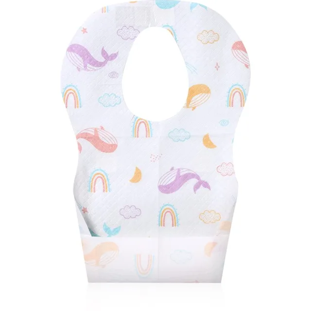 BabyOno Disposable Bibs 6m+ bryndák jednorázový 15x20 cm 10 ks