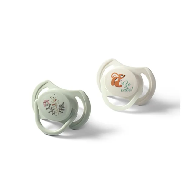 Babyono Dudlíky symetrické 6-18m 2 ks