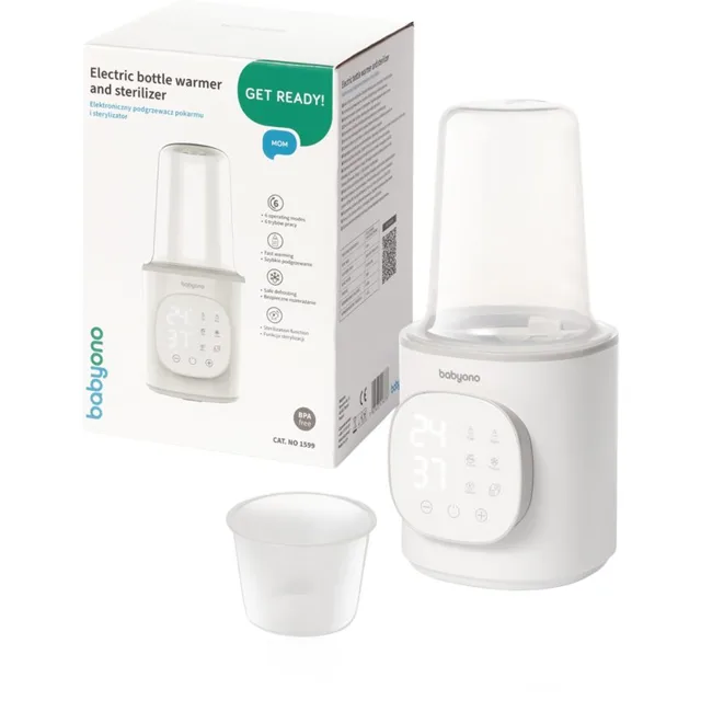 BabyOno Electric Bottle Warmer and Sterilizer multifunkční ohřívač kojeneckých lahví 1 ks