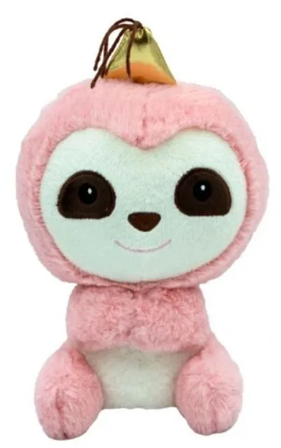 Babyono Plyšová hračka Tulilo Lenochod Olík, 23 cm - růžový