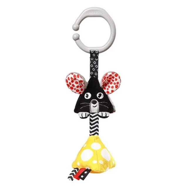 Babyono Závěsná kontrastní hračka Mouse
