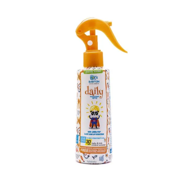 Babyton Opalovací mléko ve spreji pro děti SPF 30 DAILY (200 ml) - s přírodním minerálním filtrem