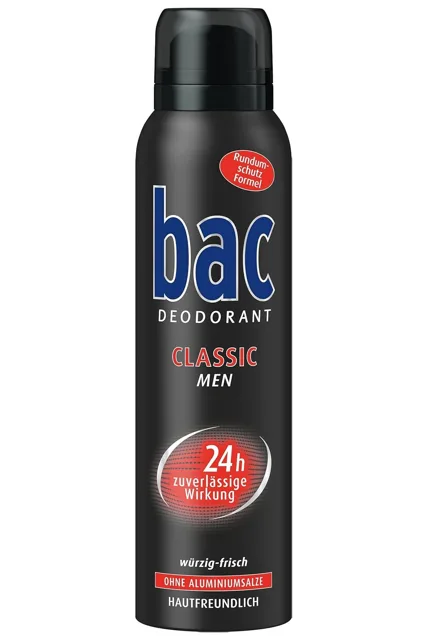 Bac Classic Men Spray Deodorant 150 ml