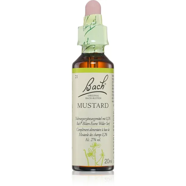 Bach® Flower Remedies Mustard kapky pro podporu duševní rovnováhy 20 ml