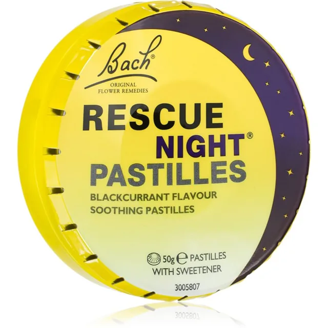 Bach® Flower Remedies RESCUE® Night Patilky pastilky pro vaši pohodu příchuť Blackcurrant 50 g
