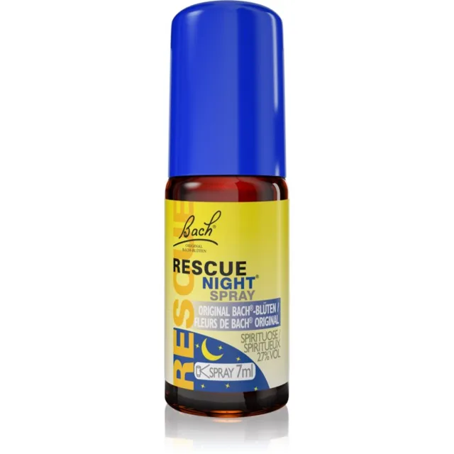Bach® Flower Remedies RESCUE® Night Spray s obsahem alkoholu sprej pro vaši pohodu 7 ml