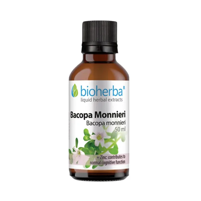 Bacopa monnieri - tinktura kapky - 50 ml - Bioherba