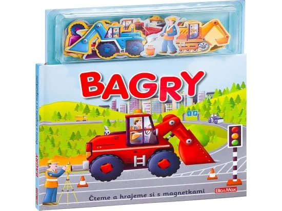 BAGRY ─ knížka s magnetkami