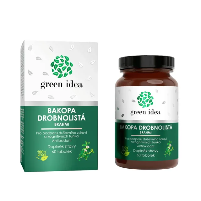 Bakopa drobnolistá – Brahmi – 60 kapslí - Green idea