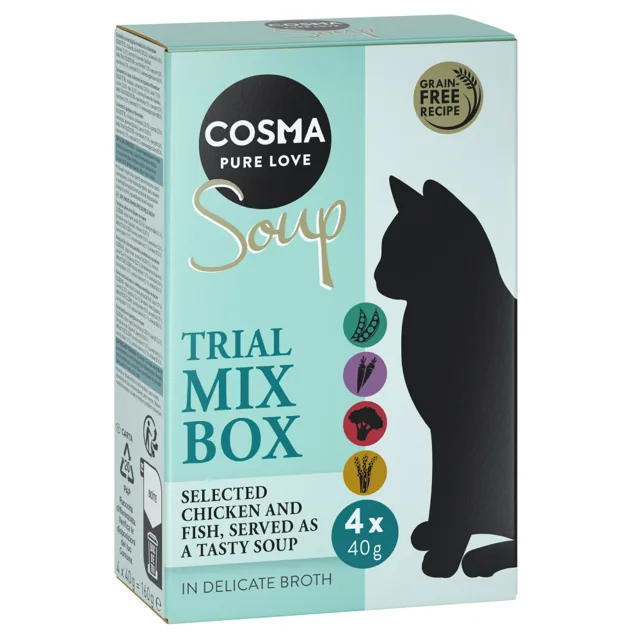 Balení na vyzkoušení Cosma Soup - 4 x 40 g (4 druhy) mix 1