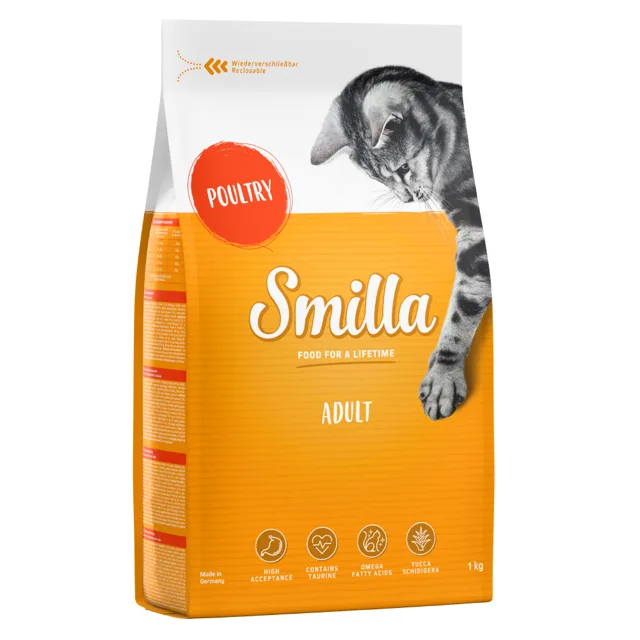 Balení na vyzkoušení Smilla: granule, konzerva + pasta - Mix II: 2,4 kg s multivitaminovou pastou