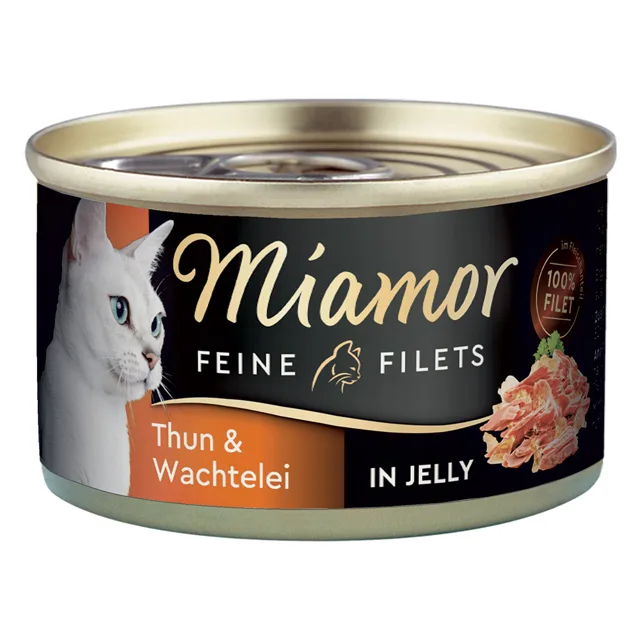 Balení na zkoušku Miamor Feine Filets 12 x 100 g - Smíšené balení I (4 druhy)