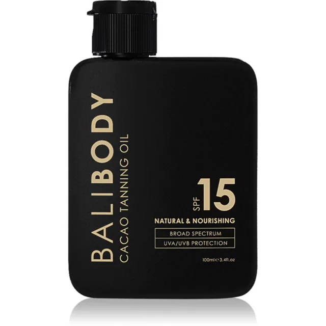 Bali Body Cacao Tanning Oil olej na opalování SPF 15 100 ml