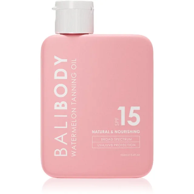 Bali Body Watermelon Tanning Oil olej na opalování SPF 15 100 ml
