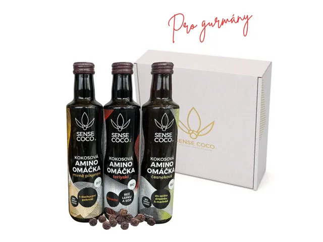 Balíček pro gurmány - set amino omáček, 3x 330 ml
