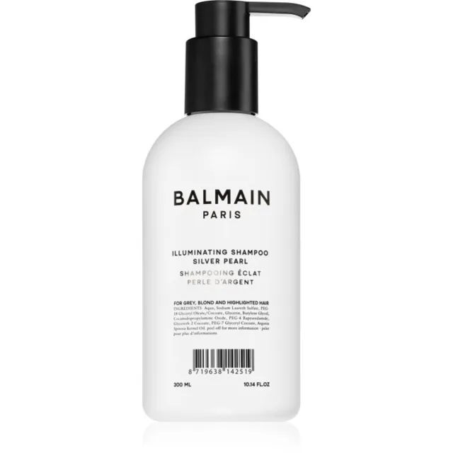 Balmain Hair Couture lluminating Shampoo Silver Pearl šampon pro blond vlasy 300 ml