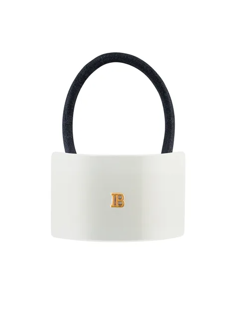Balmain Hair Elastique pour Cheveux, white