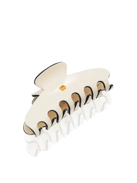 Balmain Hair Pince a Cheveux White/Black, medium