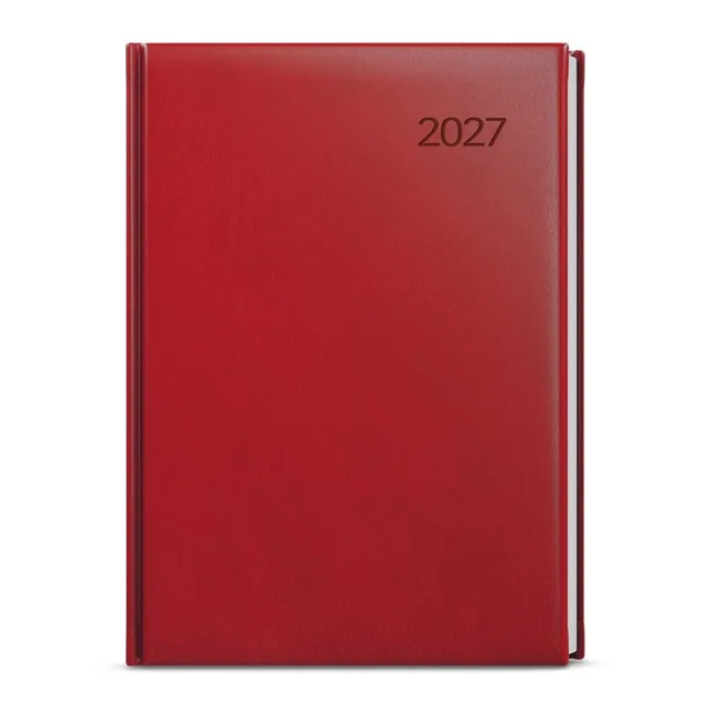 Baloušek Ctirad Vivella denní diář 2027, bordó, A5 14,3 × 20,5 cm
