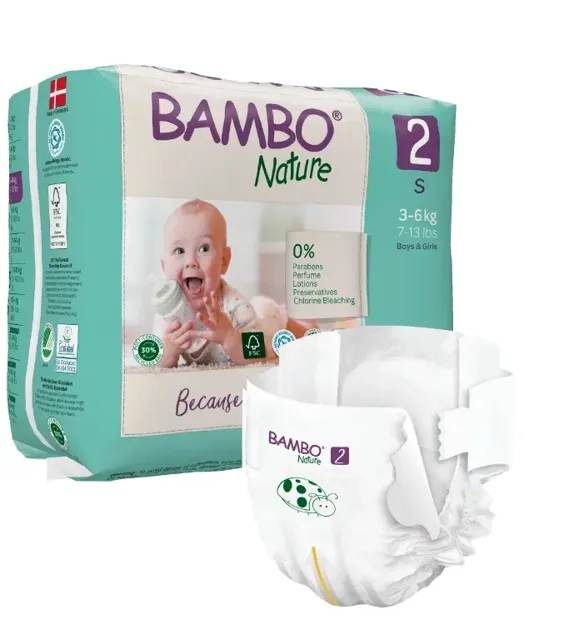 Bambo Nature 2 3-6 kg 30 ks