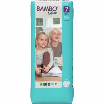 Bambo Nature 7 XXXL 18+ kg dětské pleny 40ks