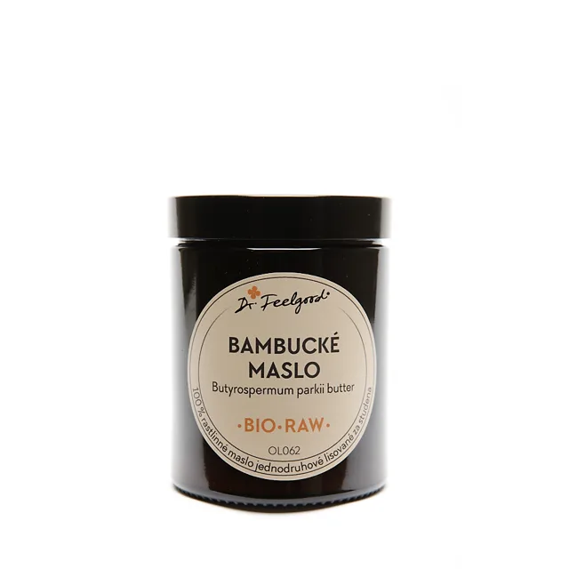 Bambucké máslo BIO RAW - 180 ml - Dr. Feelgood