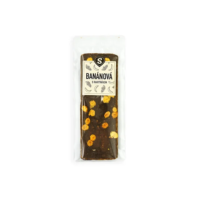 Banánová tyčinka s rakytníkem váha 50g
