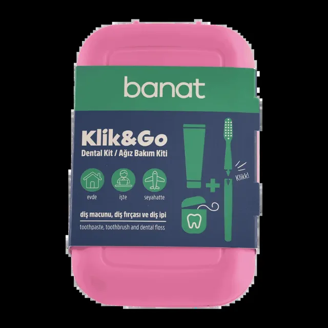 Banat Dentální cestovní set Klik & Go