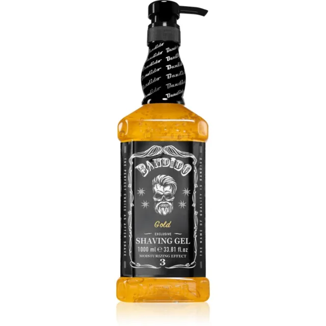 BANDIDO Shaving Gel holicí gel odstín Gold Exclusive 1000 ml