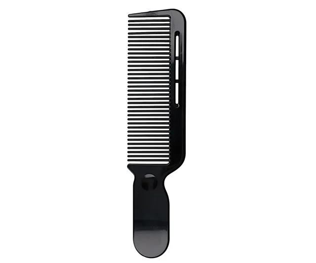 Barber hřeben na vlasy Eurostil Professional - černý (06802)
