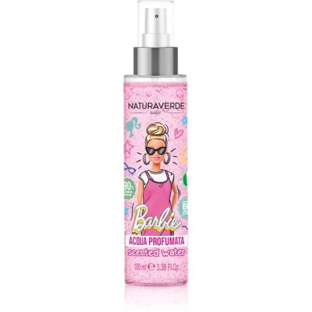 Barbie Naturaverde Baby parfémovaná voda se třpytkami pro děti 100 ml