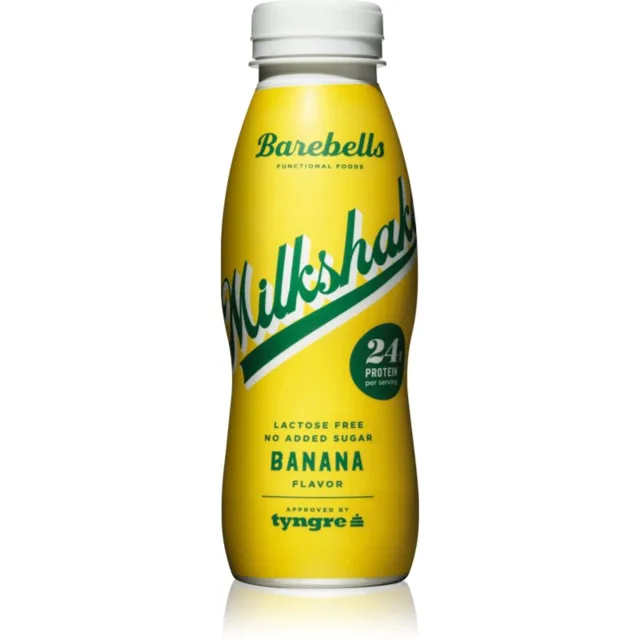 Barebells Milkshake Banana proteinový mléčný nápoj příchuť Banana 330 ml