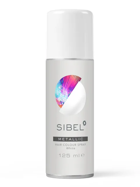 Barevný sprej na vlasy Sibel Hair Colour - bílá (023000001) + dárek zdarma