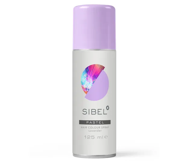 Barevný sprej na vlasy Sibel Hair Colour Pastel - pastelově fialová - 125 ml (0230000-18) + dárek zdarma