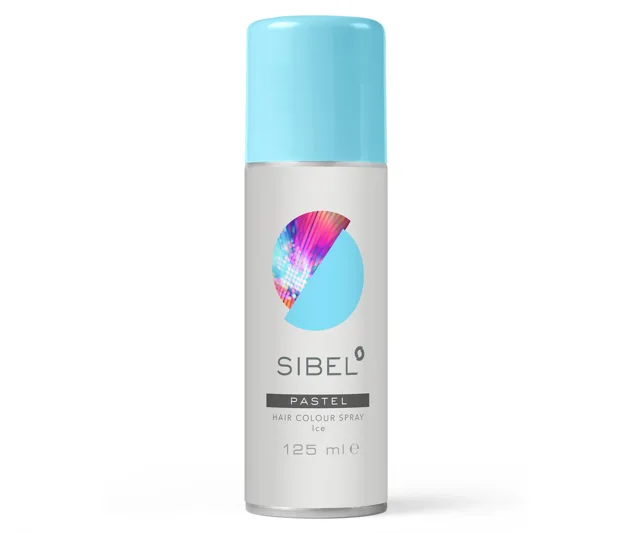 Barevný sprej na vlasy Sibel Hair Colour Pastel - pastelově modrá - 125 ml (023000019) + dárek zdarma