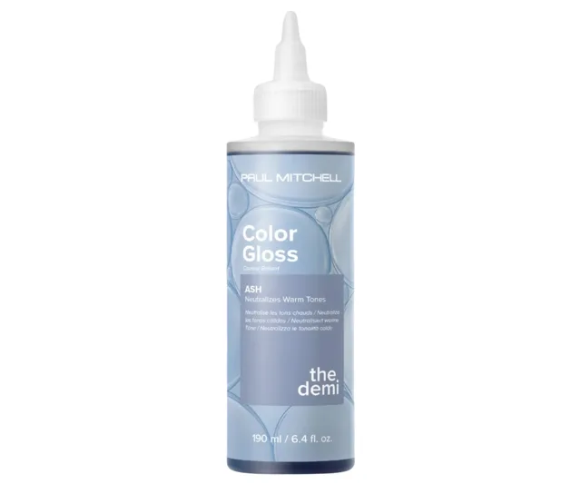 Barevný toner pro lesk a osvěžení barvy vlasů Paul Mitchell The Demi Color Gloss Ash - 190 ml, popelavý + dárek zdarma