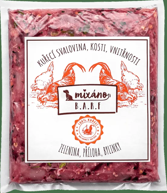 Barf Mixano kuřecí 1kg